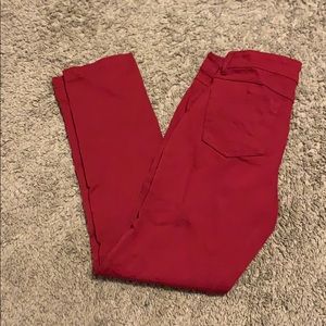 💥 3/$20!!! Juniors Large Red jeggings
